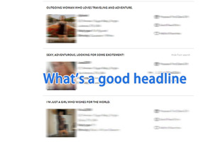 What's a good headline for a sugar baby profile?