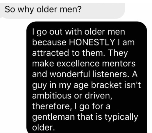 sugar baby age difference, reasons to date old sugar daddy